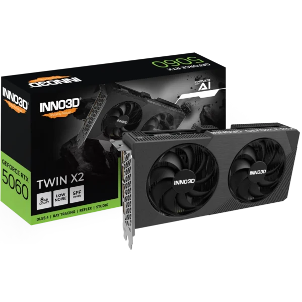 Placa de Video Inno3D GeForce RTX 5060 Twin X2 8GB
