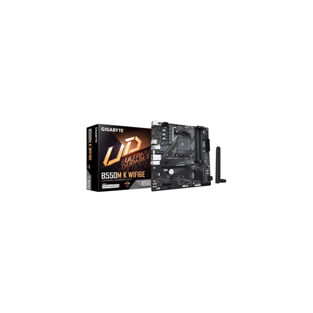 Motherboard GIGABYTE B550M K WIFI6E AM4 DDR4