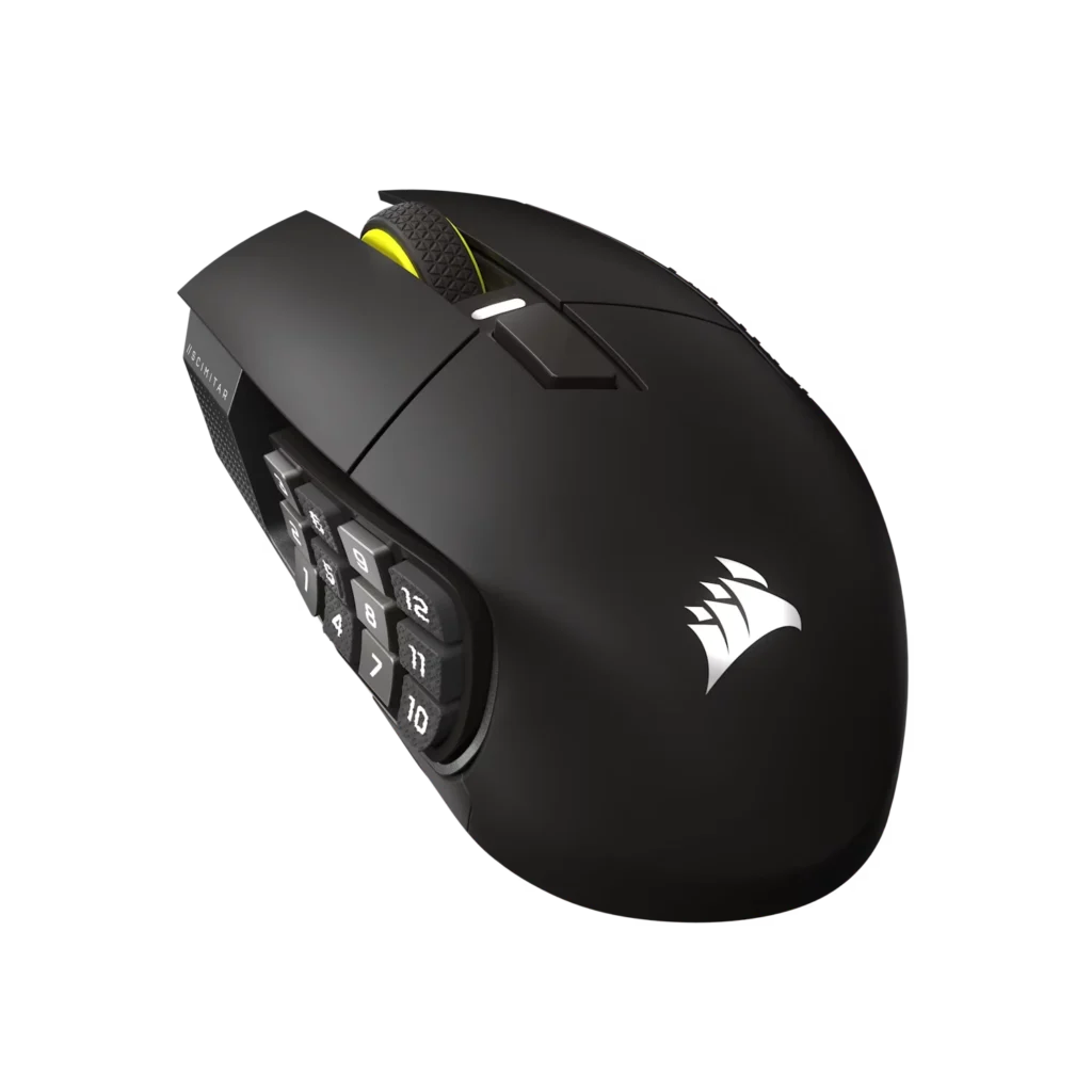 Mouse gamer CORSAIR MMO SCIMITAR ELITE Wireless SE, gris metálico