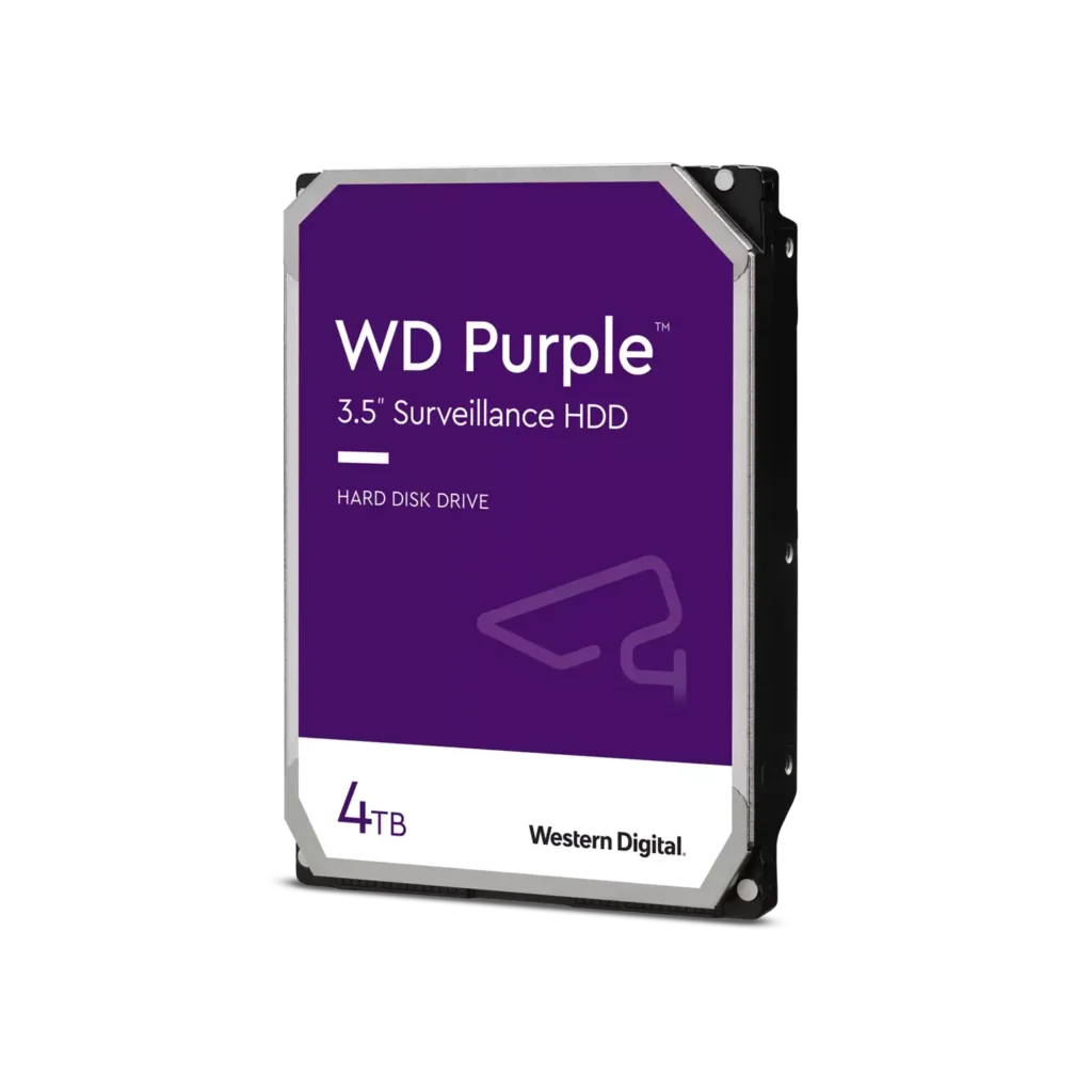 Disco Interno HDD WESTERN DIGITAL Purple 4TB 3.5" SATA 3.0 5400rpm