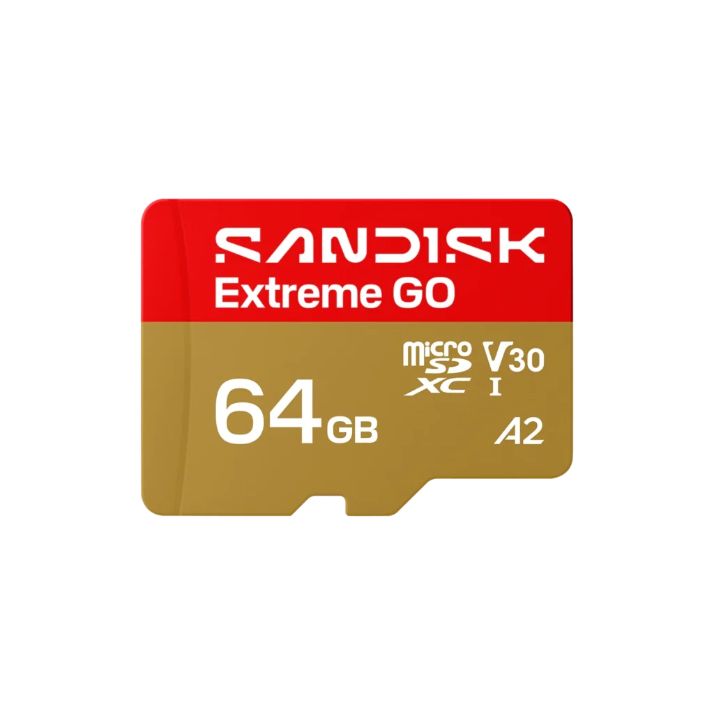 Tarjeta de Memoria SanDisk Extreme GO microSDXC 64GB UHS-I U3 V30 A2 170MB/s