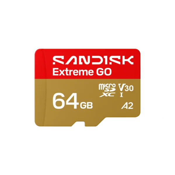 Tarjeta de Memoria SanDisk Extreme GO microSDXC 64GB UHS-I U3 V30 A2 170MB/s