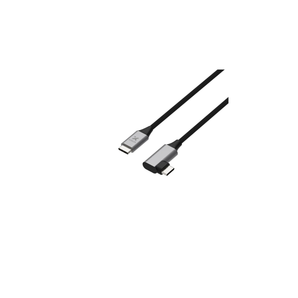 Cable Xtech USB C 2,0 macho a macho en L 3m