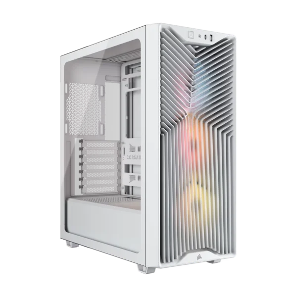 Gabinete CORSAIR 3200D RS ARGB Mid-Tower Performance Case Blanco