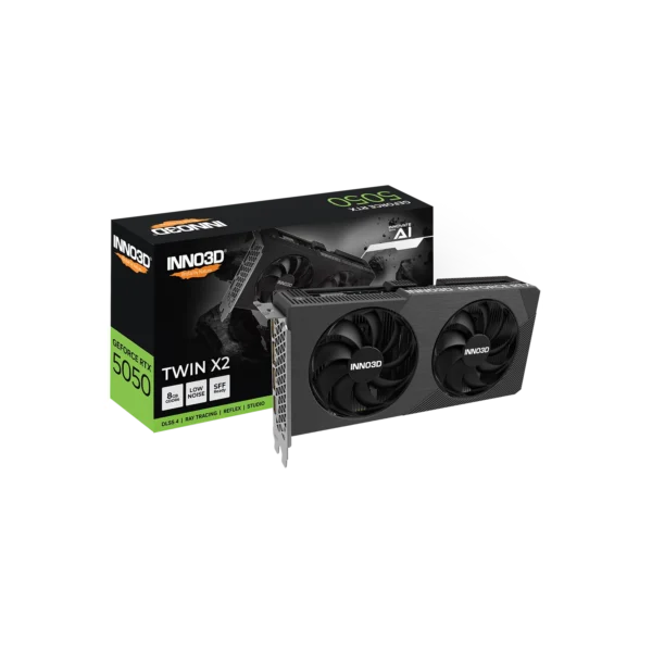 Placa de Video INNO3D NVIDIA Geforce RTX 5050 8GB GDDR6 TWIN X2