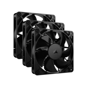 Kit de ventiladores CORSAIR PWM de 120 mm RS120 x3 negro