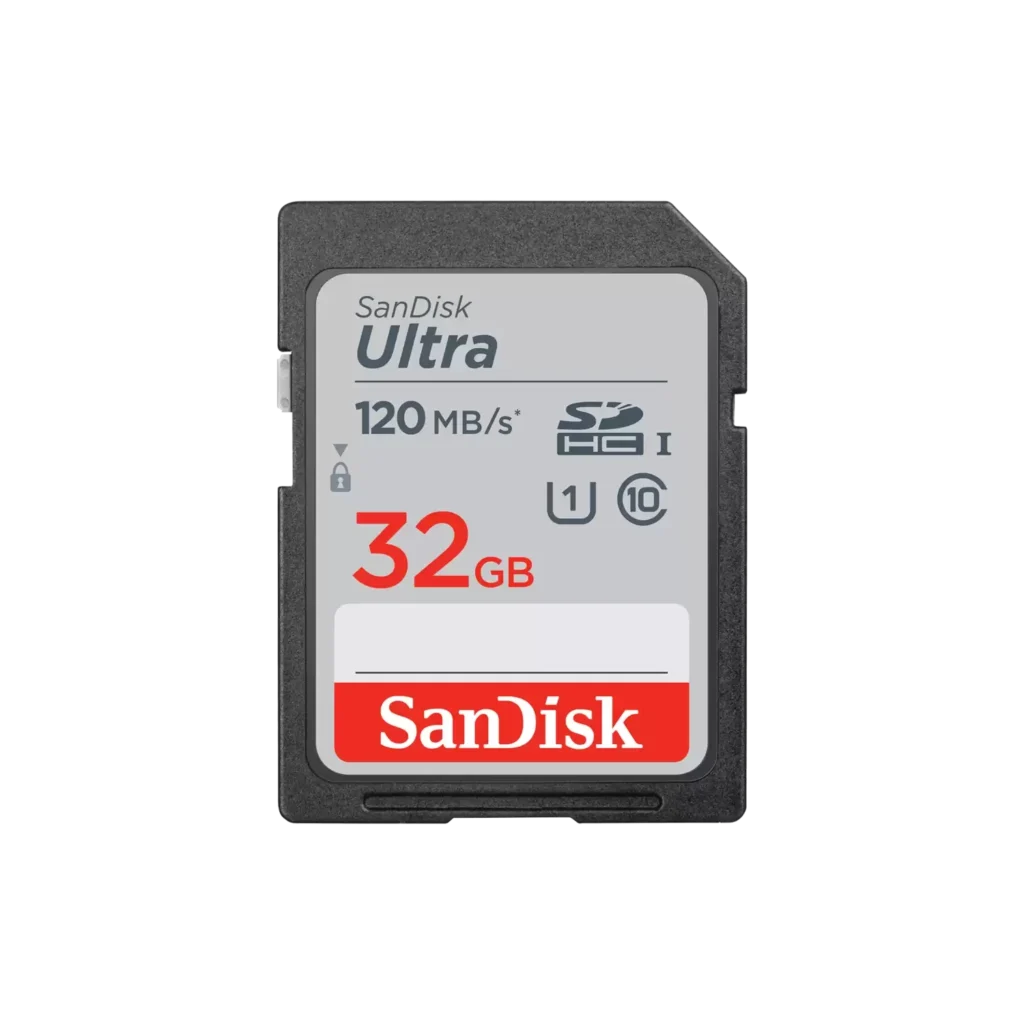 Tarjeta de Memoria SanDisk Ultra SDHC 32GB UHS-I U1 Class 10 120MB/s