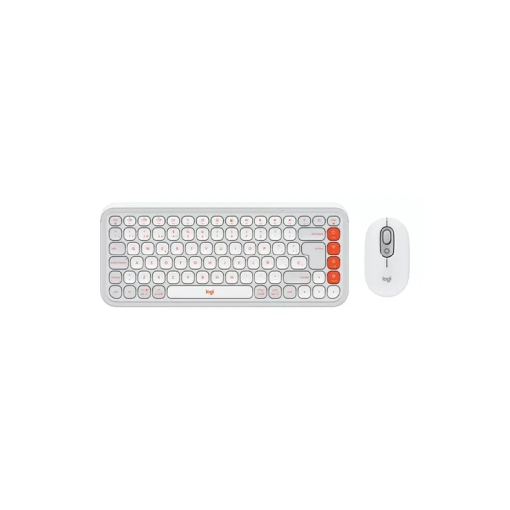 Combo Inalámbrico Logitech POP Icon Blanco