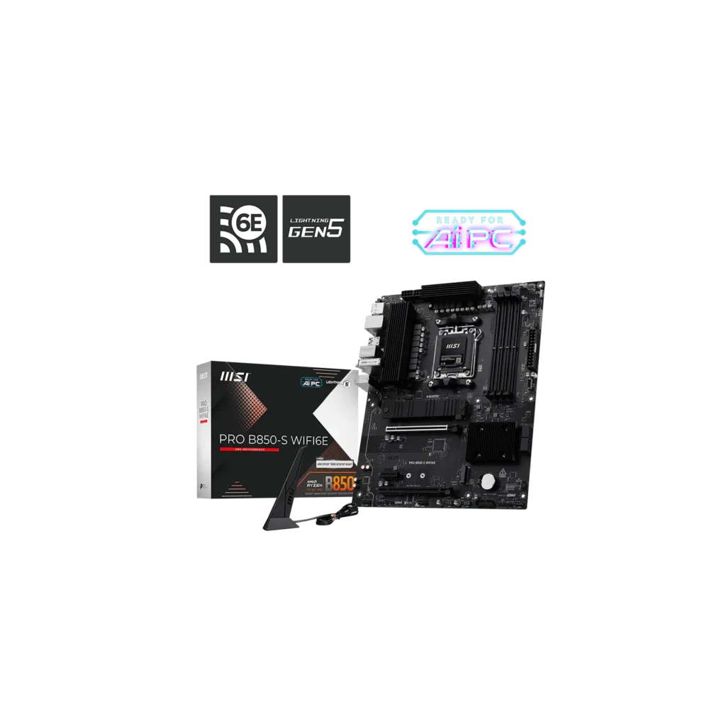 Motherboard MSI PRO B850-S WIFI6E AM5 DDR5