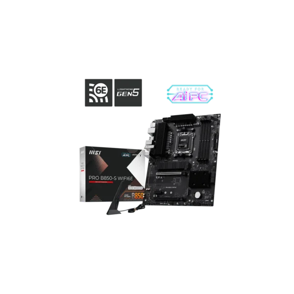 Motherboard MSI PRO B850-S WIFI6E AM5 DDR5