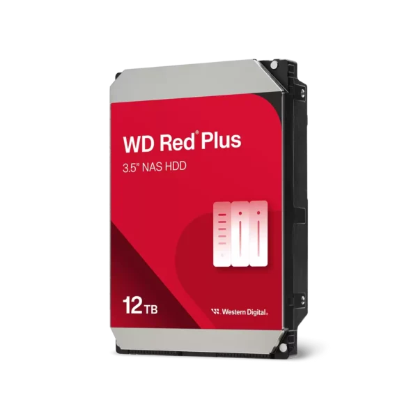 Disco Interno HDD WESTERN DIGITAL Red Plus 12TB 3.5" SATA 3.0 7200rpm