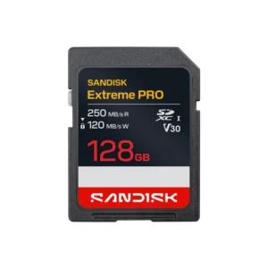 Tarjeta de Memoria SanDisk Extreme PRO SDXC 128GB UHS-I U3 V30 4K UHD 250MB/s
